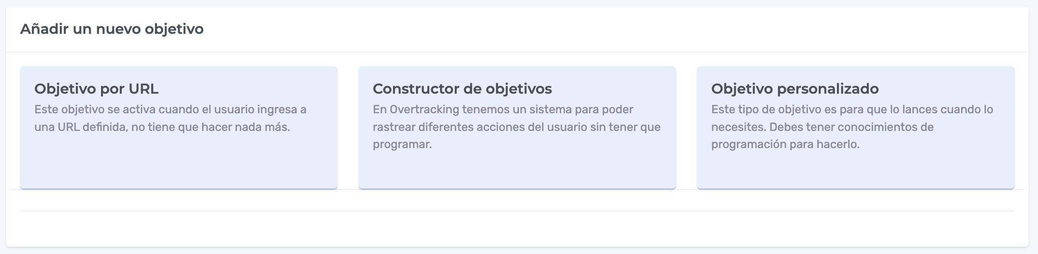 Tutorial como añadir un objetivo