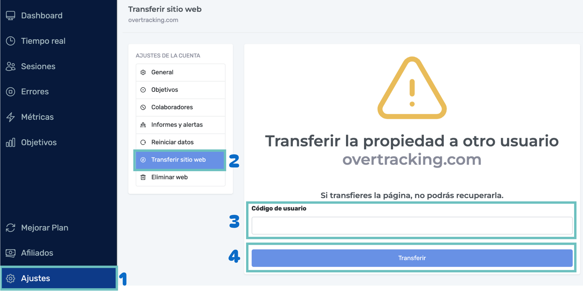 Tutorial para transferir una web